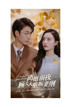 离婚前夜顾夫人重振妻纲