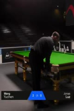 苏格兰公开赛资格赛王雨晨4-0乔纳斯·鲁兹20251016