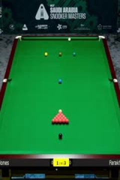 2025斯诺克沙特大师赛第四轮(48进32)杰米·琼斯2-5法拉赫·阿贾布20250812