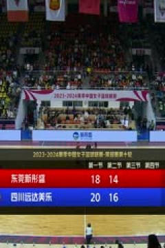 WCBA常规赛第10轮 东莞新彤盛VS四川远达美乐 20231113(盛云飞)