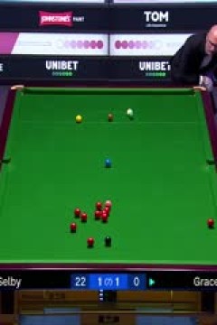 2025斯诺克英国公开赛第1轮大卫·格雷斯1-4马克·塞尔比20250922