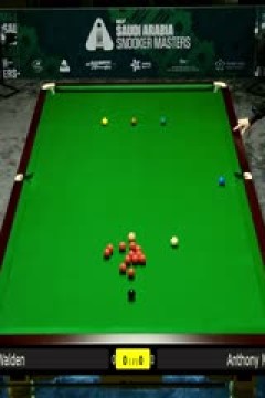 2025斯诺克沙特大师赛第三轮(80进48)里奇·沃顿2-4安东尼·麦克吉尔20250811