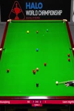 斯诺克世锦赛资格赛96进64及64进32贺国强10-3利亚姆·海菲尔德(第二阶段)20250413