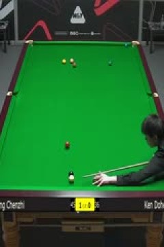 斯诺克威尔士公开赛资格赛巩晨智4-0肯·达赫迪20250205
