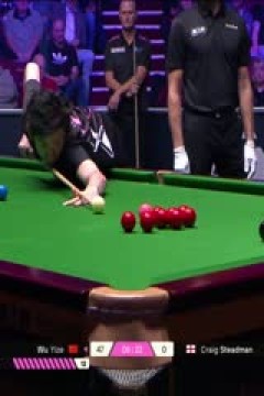 斯诺克单局限时赛128进64吴宜泽141-0克雷格·斯泰德曼(柏林)20251211