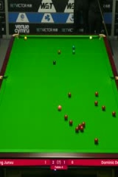 斯诺克威尔士公开赛64进32庞俊旭4-2多米尼克·戴尔20250211