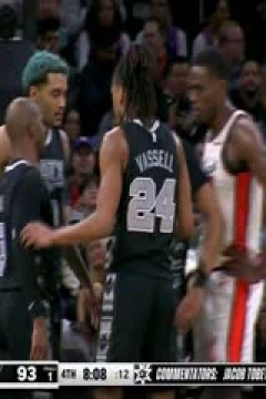 NBA常规赛 活塞VS马刺 20250222