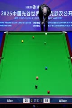 2025斯诺克武汉公开赛半决赛马克·艾伦2-6加里·威尔逊20250829