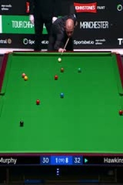 斯诺克巡回锦标赛12进8肖恩·墨菲1-10巴里·霍金斯(第二阶段)20250401
