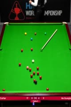 24-25赛季斯诺克世锦赛资格赛Day10 贺国强5-10阿里·卡特(第二阶段) 20250417