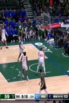 NBA常规赛 快船VS雄鹿 20250221