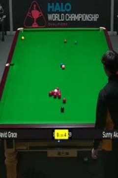 斯诺克世锦赛资格赛96进64大卫·格雷斯2-6阿卡尼·宋沙瓦(第一阶段)20250410