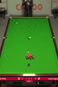 斯诺克安德鲁·希金森1-4安迪·希克斯20230816