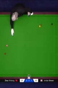 2025斯诺克北爱尔兰公开赛64进32赵心童0-4乔丹·布朗(柏林)20251019