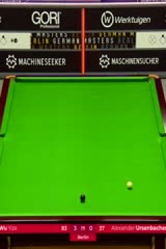 斯诺克德国大师赛16进8吴宜泽5-2亚历山大·乌森巴赫20250131