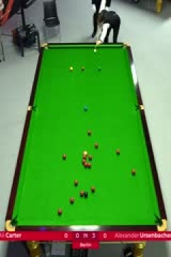 斯诺克德国大师赛32进16阿里·卡特0-5亚历山大·乌尔森巴赫20250130