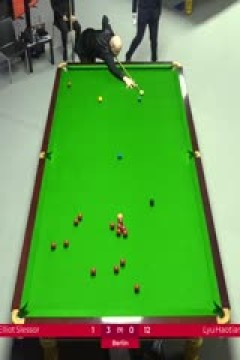 斯诺克德国大师赛64进32艾利奥特·斯莱瑟5-1吕昊天20250129