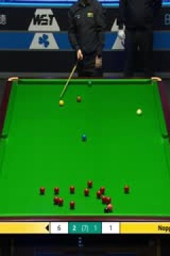 斯诺克威尔士公开赛32进16诺鹏·桑坎姆2-4卢卡·布雷切尔20250213