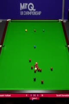 2023斯诺克英锦赛资格赛晋级轮侯赛因·瓦菲6-4斯科特·唐纳森20231123