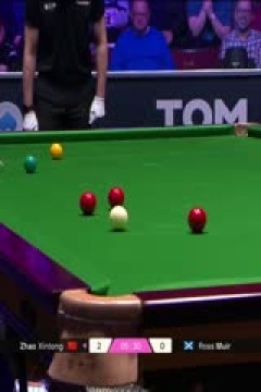 斯诺克单局限时赛128进64罗斯·缪尔34-21赵心童(柏林)20251211