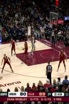 NBA常规赛 灰熊VS骑士 20250224