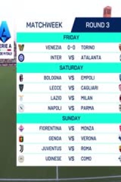 意甲联赛 威尼斯VS都灵 20240831