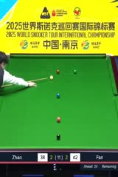 2025斯诺克国际锦标赛64进32范争一3-6赵心童(柏林)20251103