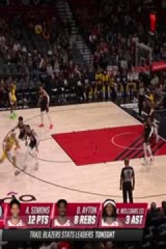 NBA常规赛 步行者VS开拓者 20250205