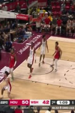 NBA夏季联赛 火箭VS奇才 20240715