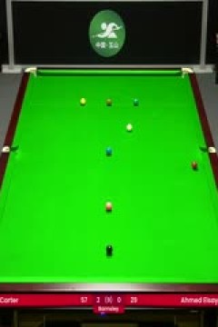 2024斯诺克世界公开赛资格赛阿里·卡特5-1阿迈德·阿里·埃尔萨伊德20240123