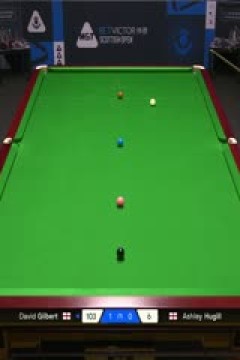 斯诺克苏格兰公开赛第一轮大卫·吉尔伯特4-1阿什利·休吉尔20251217
